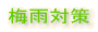 梅雨対策